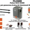 FILO600 - pohon Nice Home pro posuvnou bránu do hmotnosti 600 kg